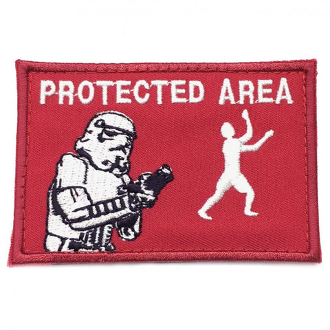 PROTECTED AREA PATCH - RED - Hock Gift Shop | Army Online Store in Singapore