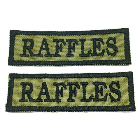 RAFFLES NCC SCHOOL TAG - 1 PAIR - Hock Gift Shop | Army Online Store in Singapore