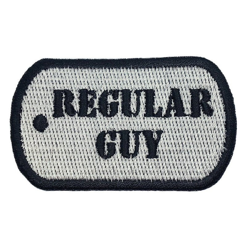 REGULAR GUY DOG TAG PATCH - SILVER - Hock Gift Shop | Army Online Store in Singapore