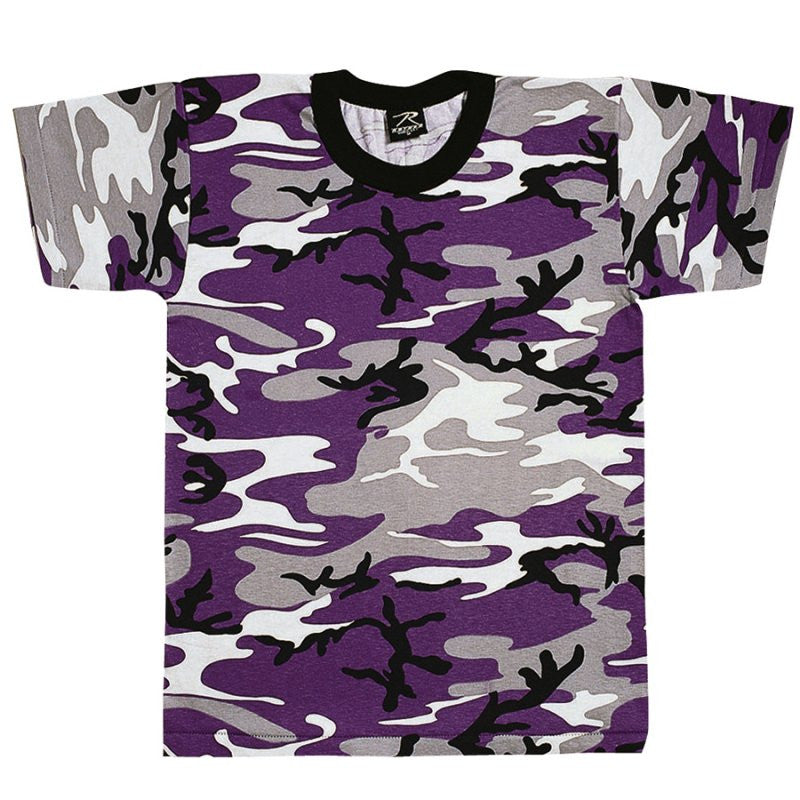 ROTHCO CAMO T-SHIRT - ULTRA VIOLET CAMO - Hock Gift Shop | Army Online Store in Singapore