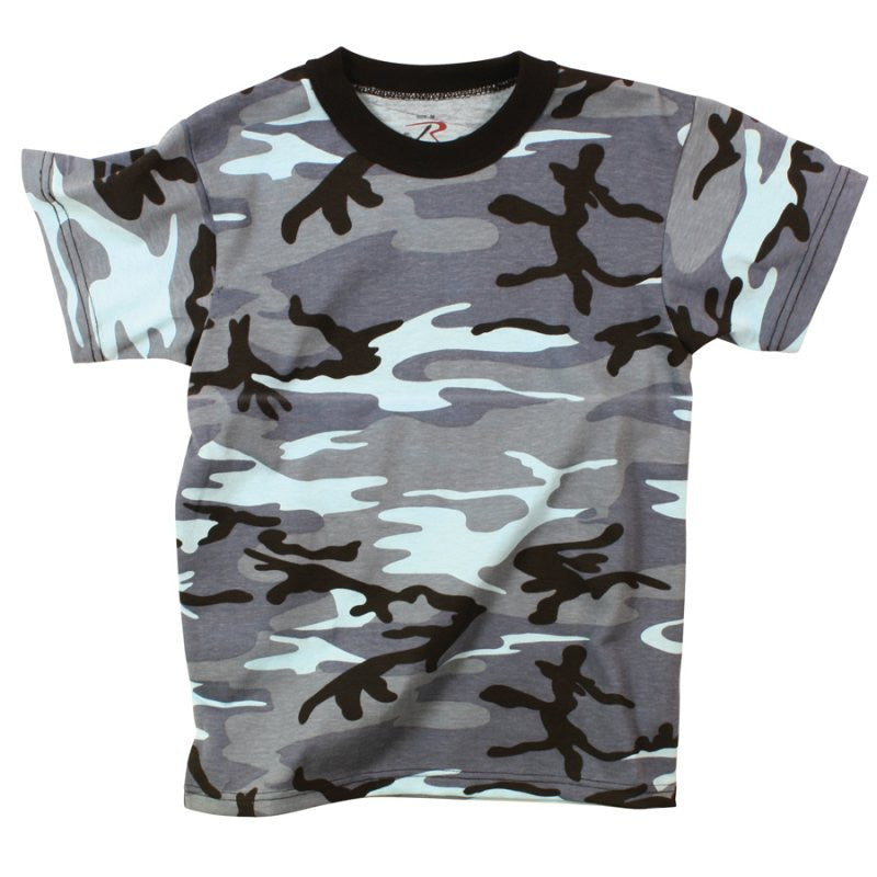 ROTHCO CAMO T-SHIRT - SKY BLUE CAMO - Hock Gift Shop | Army Online Store in Singapore