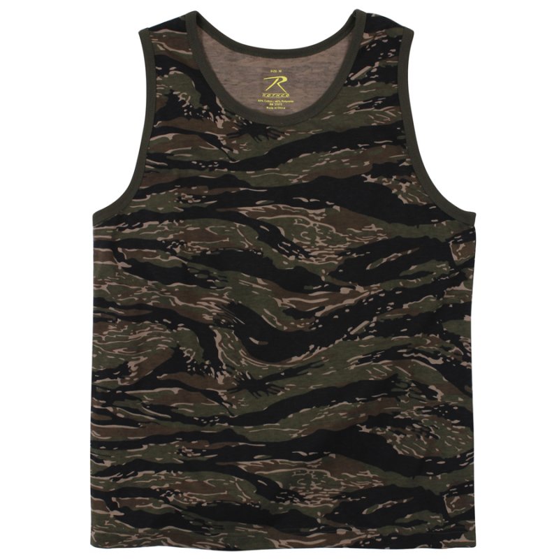 ROTHCO TANK TOP - TIGER STRIPE - Hock Gift Shop | Army Online Store in Singapore