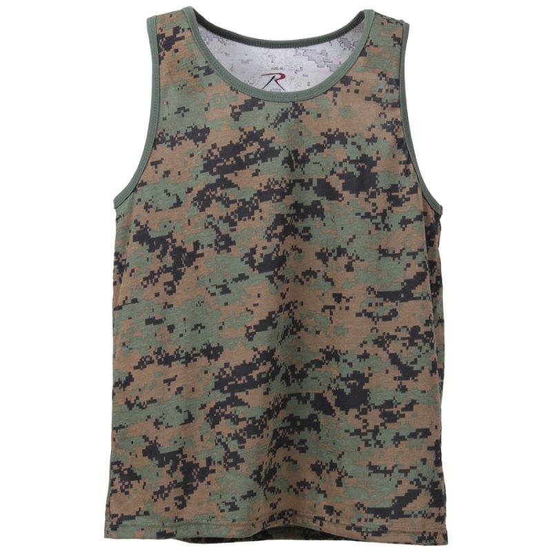 ROTHCO TANK TOP - WOODLAND DIGITAL - Hock Gift Shop | Army Online Store in Singapore