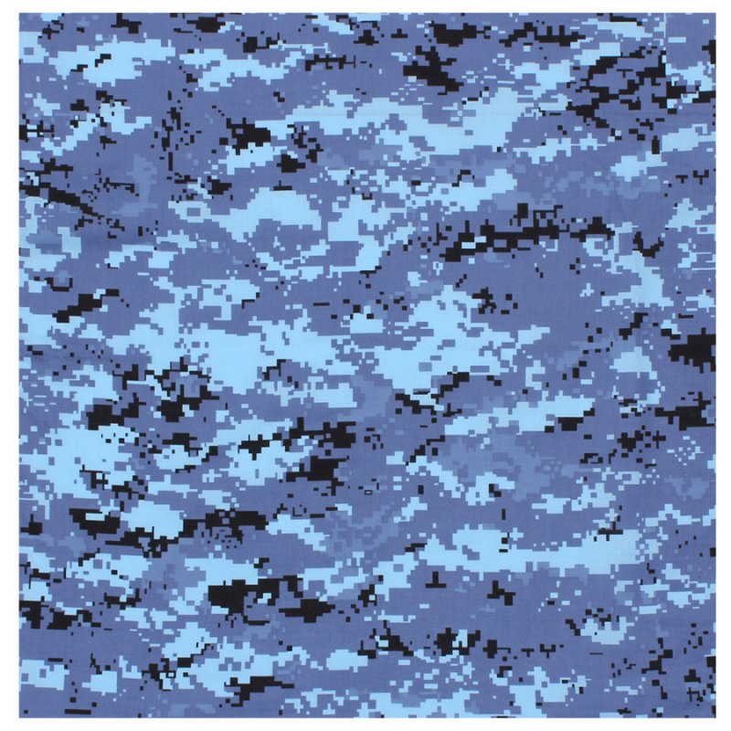 ROTHCO COLORED CAMO BANDANA - DIGITAL SKY BLUE CAMO - Hock Gift Shop | Army Online Store in Singapore