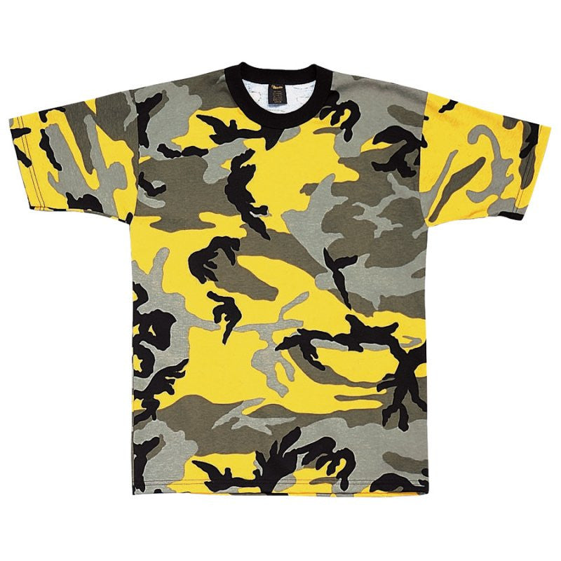 ROTHCO CAMO T-SHIRT - YELLOW STINGER CAMO - Hock Gift Shop | Army Online Store in Singapore