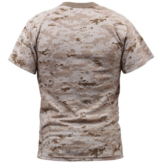 ROTHCO CAMO T-SHIRT - DESERT DIGITAL - Hock Gift Shop | Army Online Store in Singapore
