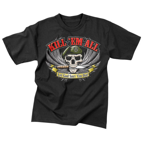 ROTHCO KILL 'EM ALL T-SHIRT - Hock Gift Shop | Army Online Store in Singapore