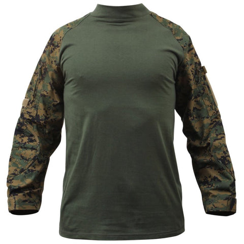 ROTHCO MILITARY COMBAT SHIRT - WOODLAND DIGITAL - Hock Gift Shop | Army Online Store in Singapore