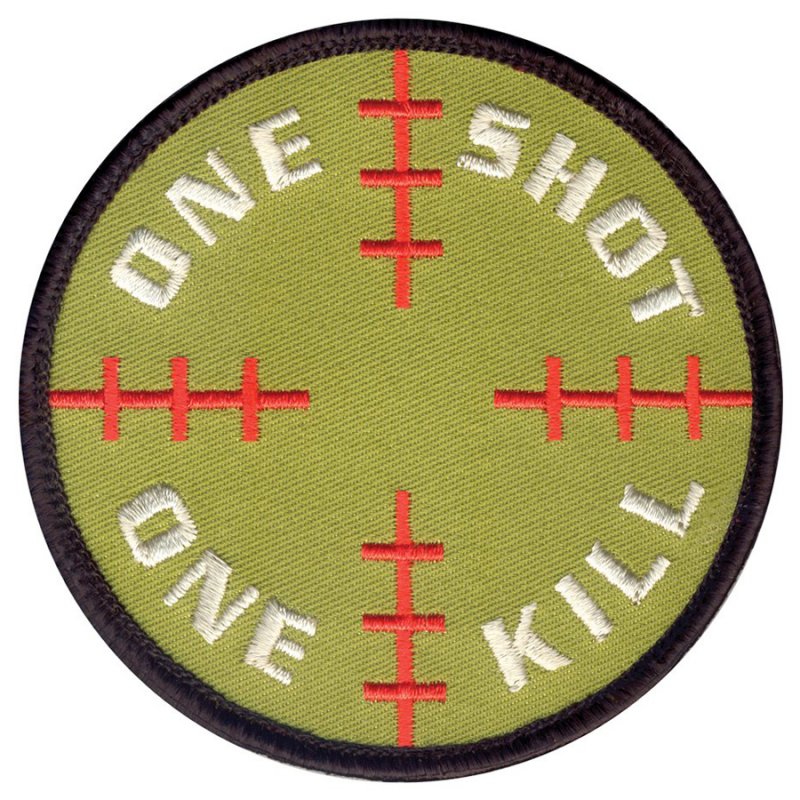 ROTHCO ONE SHOT ONE KILL PATCH - Hock Gift Shop | Army Online Store in Singapore