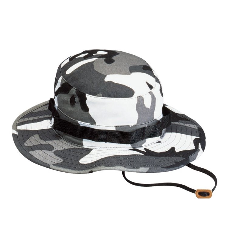ROTHCO POLY/COTTON BOONIE HAT - CITY CAMO - Hock Gift Shop | Army Online Store in Singapore