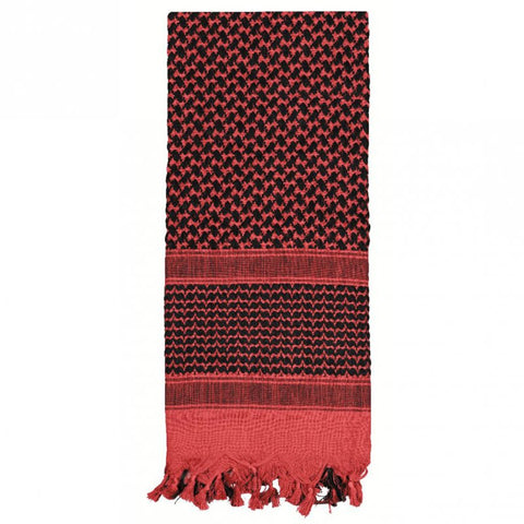 ROTHCO SHEMAGH TACTICAL DESERT SCARF - RED/BLACK - Hock Gift Shop | Army Online Store in Singapore