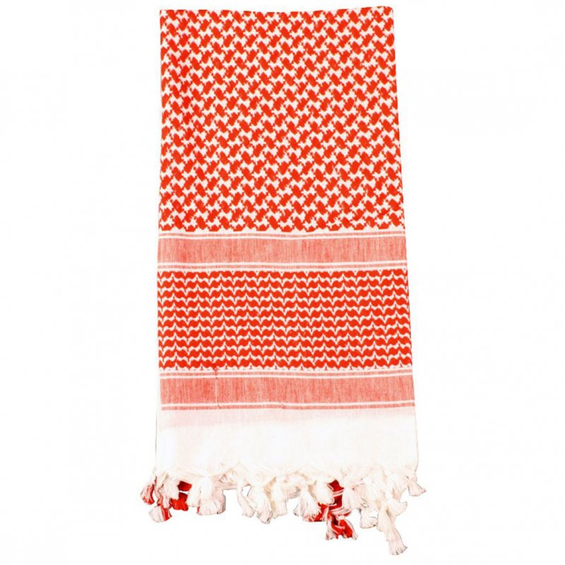 ROTHCO SHEMAGH TACTICAL DESERT SCARF - RED/WHITE - Hock Gift Shop | Army Online Store in Singapore