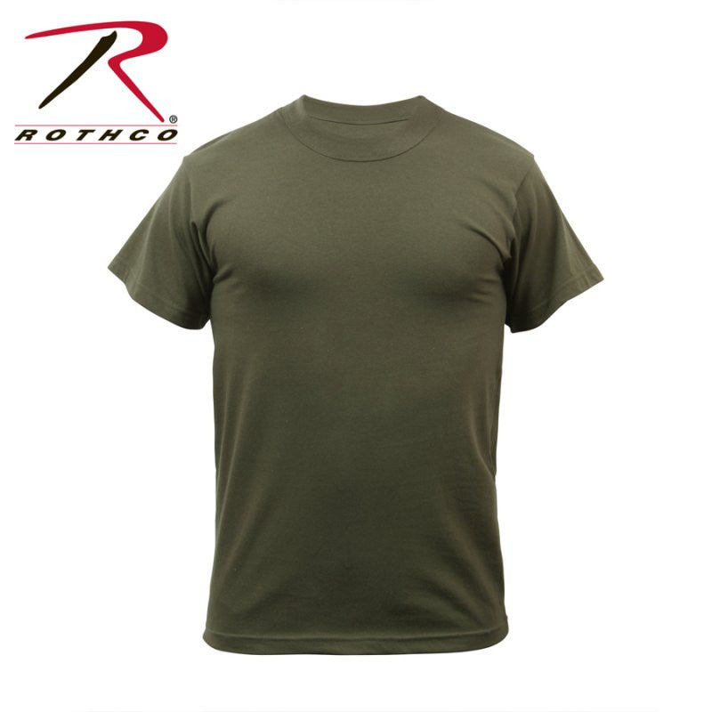 ROTHCO 100% COTTON T-SHIRT - OLIVE DRAB - Hock Gift Shop | Army Online Store in Singapore