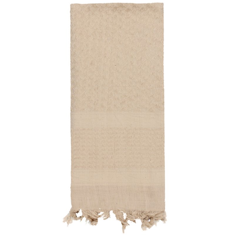 ROTHCO SOLID COLOR SHEMAGH TACTICAL DESERT SCARF - TAN - Hock Gift Shop | Army Online Store in Singapore