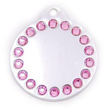 ROUND TAG WITH CRYSTALS - Hock Gift Shop | Army Online Store in Singapore