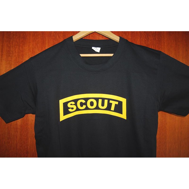 HGS T-SHIRT - SCOUT TAB (YELLOW PRINT) - Hock Gift Shop | Army Online Store in Singapore