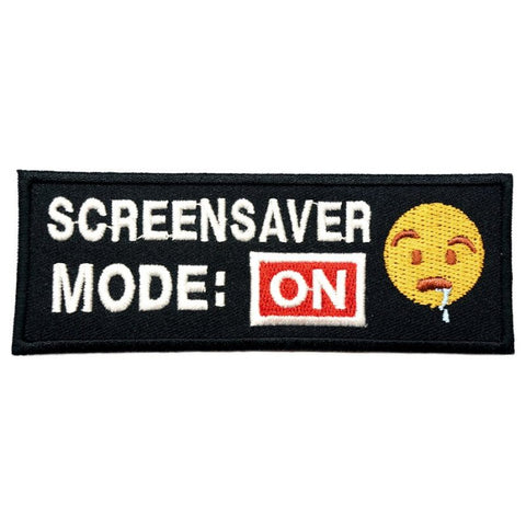 SCREENSAVER MODE ON PATCH - BLACK - Hock Gift Shop | Army Online Store in Singapore