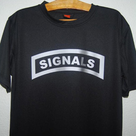 HGS T-SHIRT - SIGNALS TAB (SILVER) - Hock Gift Shop | Army Online Store in Singapore