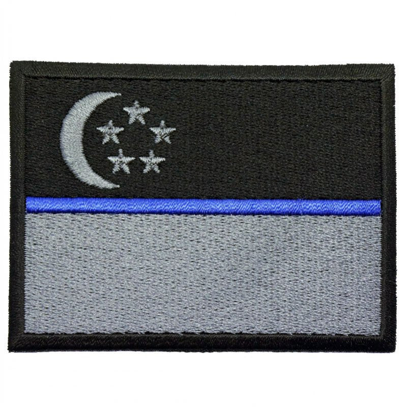 SINGAPORE FLAG - BLUE LINE (LARGE) - Hock Gift Shop | Army Online Store in Singapore