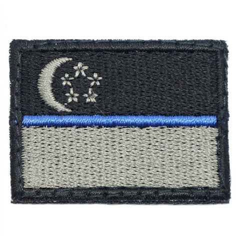 SINGAPORE FLAG - BLUE LINE (MINI) - Hock Gift Shop | Army Online Store in Singapore