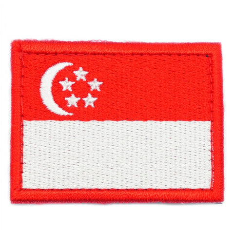 SINGAPORE FLAG - RED BORDER (MEDIUM) - Hock Gift Shop | Army Online Store in Singapore