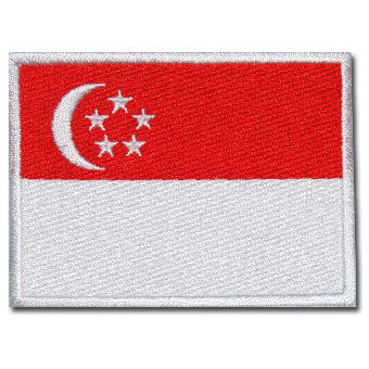 SINGAPORE FLAG - FULL COLOR (LARGE) - Hock Gift Shop | Army Online Store in Singapore