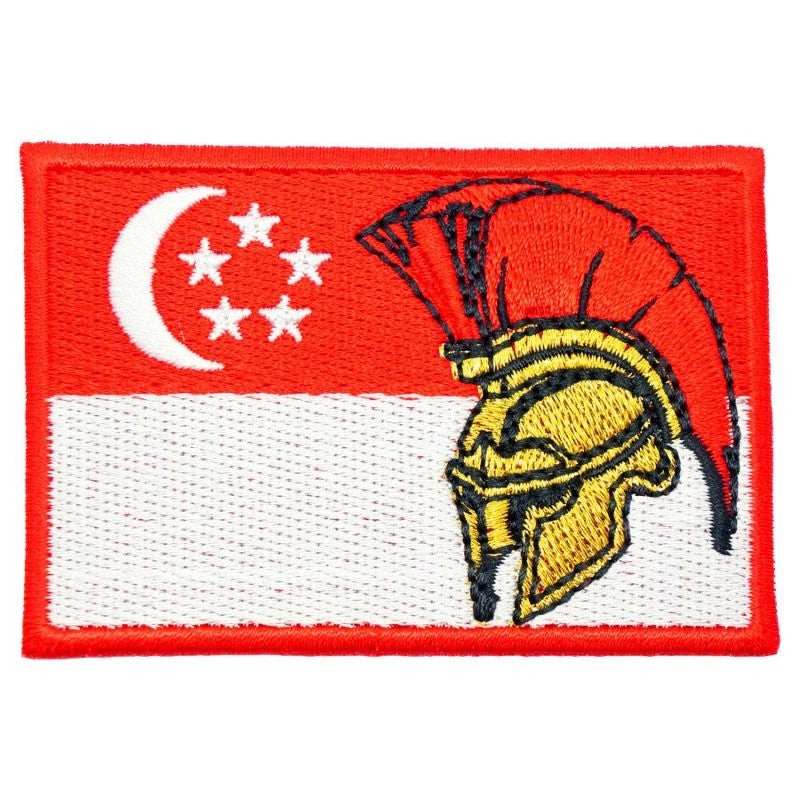 SINGAPORE SPARTAN FLAG - FULL COLOR - Hock Gift Shop | Army Online Store in Singapore
