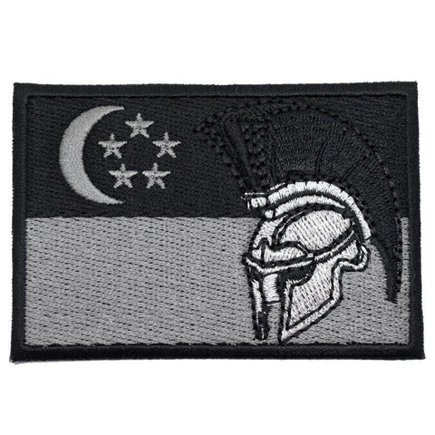 SINGAPORE SPARTAN FLAG - DARK ACU - Hock Gift Shop | Army Online Store in Singapore