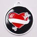 SKULL HEART PET TAG - Hock Gift Shop | Army Online Store in Singapore