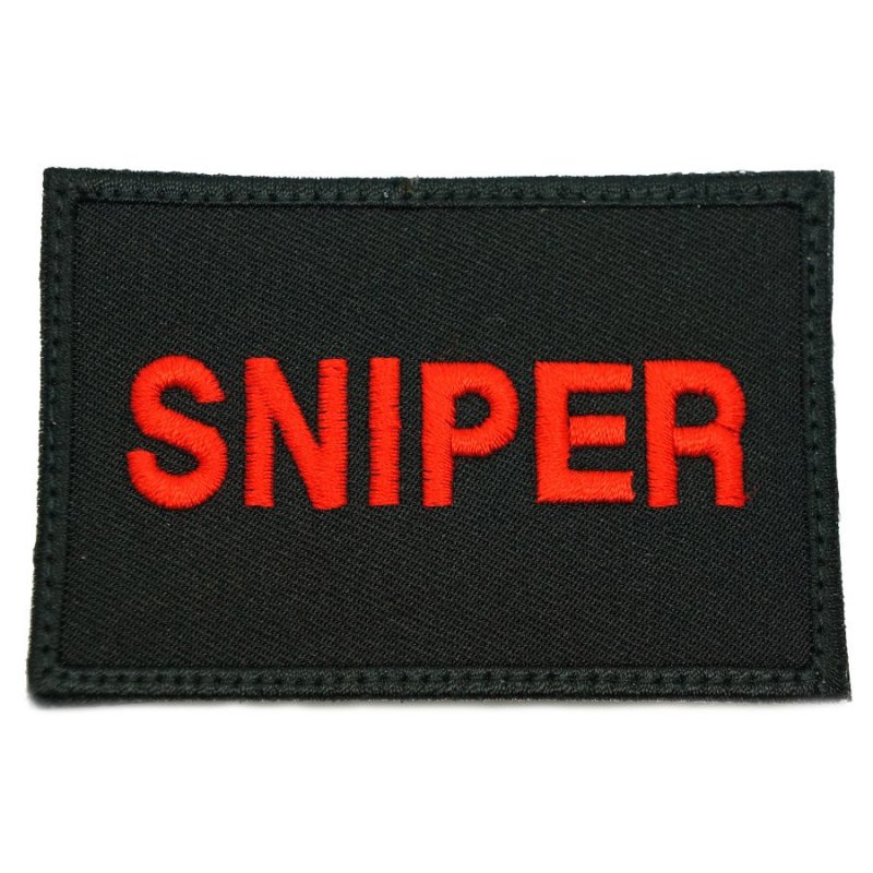 SNIPER CALL SIGN PATCH - BLACK - Hock Gift Shop | Army Online Store in Singapore