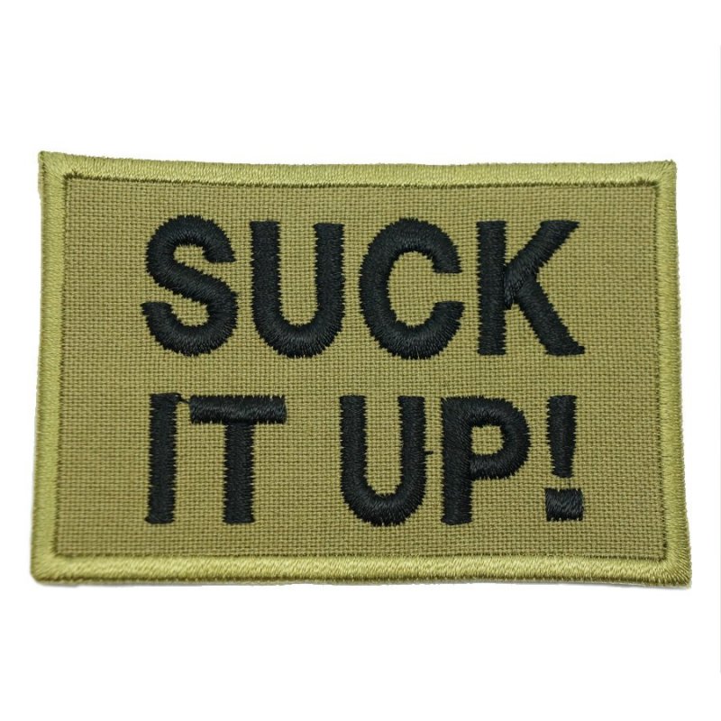 SUCK IT UP PATCH - OLIVE GREEN