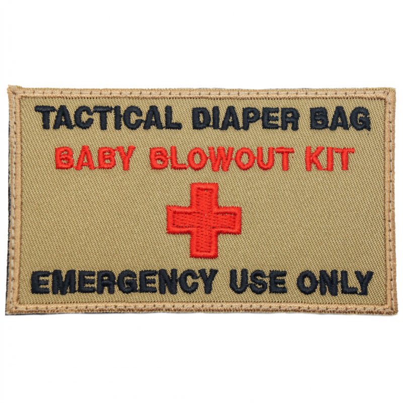 TACTICAL DIAPER BAG PATCH - COYOTE - Hock Gift Shop | Army Online Store in Singapore