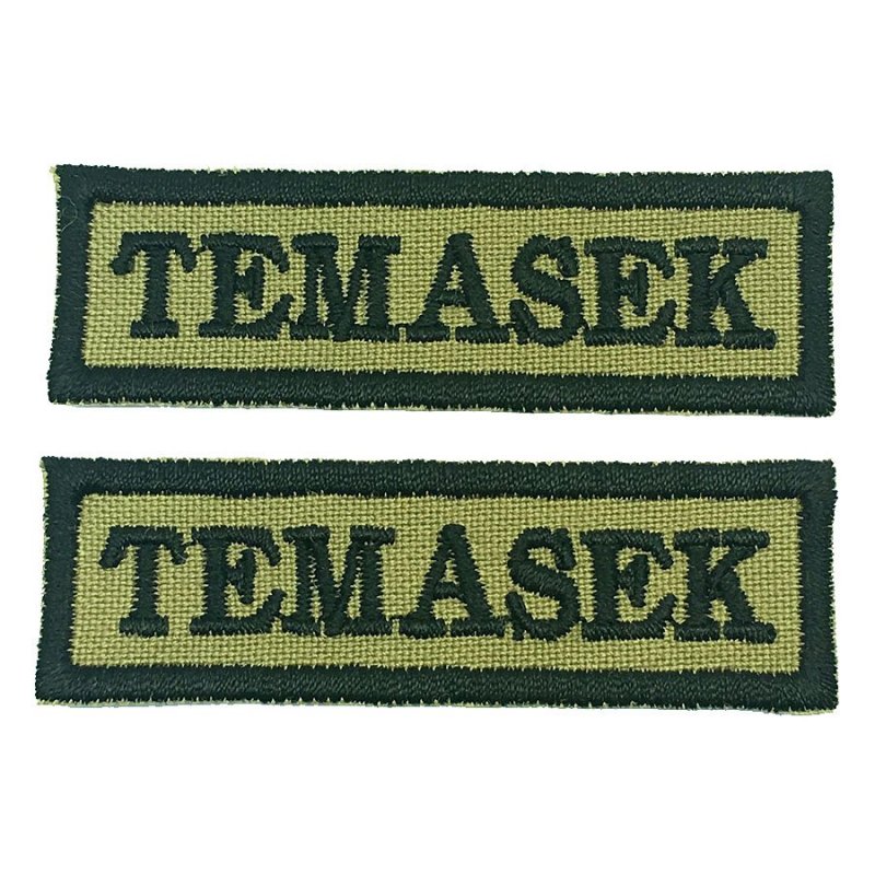 TEMASEK NCC SCHOOL TAG - 1 PAIR - Hock Gift Shop | Army Online Store in Singapore