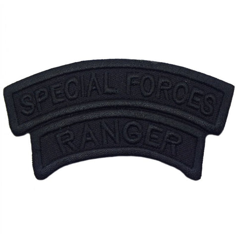 THAILAND SPECIAL FORCES X RANGER TAB - BLACK ON BLACK - Hock Gift Shop | Army Online Store in Singapore