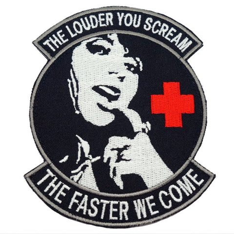 THE LOUDER YOU SCREAM PATCH - BLACK - Hock Gift Shop | Army Online Store in Singapore