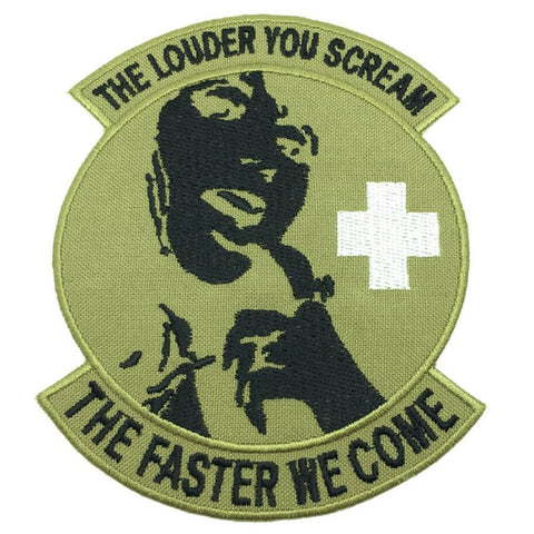 THE LOUDER YOU SCREAM PATCH - GLOW IN THE DARK - Hock Gift Shop | Army Online Store in Singapore