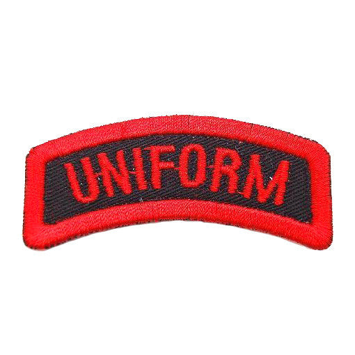 UNIFORM TAB - BLACK RED