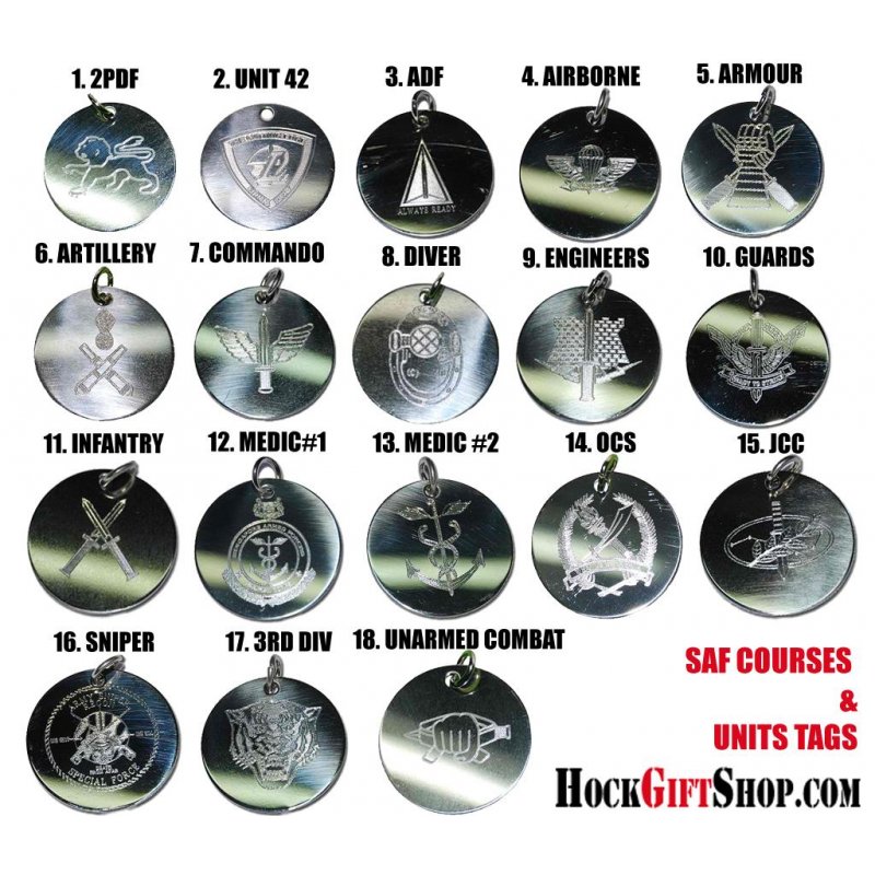 UNIT DOG TAG (ROUND)