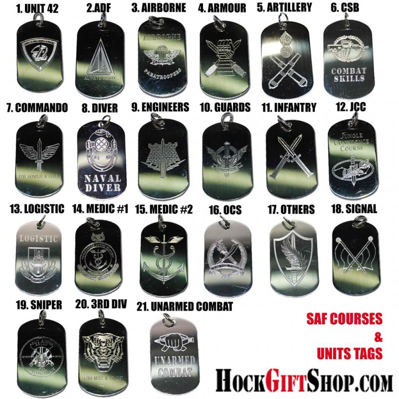 UNIT DOG TAG (US MILITARY STYLE)