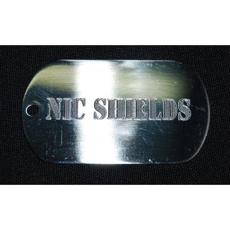 US MILITARY DOG TAG ENGRAVING (STENCIL FONT)