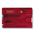 VICTORINOX SWISSCARD CLASSIC - RED TRANSLUCENT - Hock Gift Shop | Army Online Store in Singapore