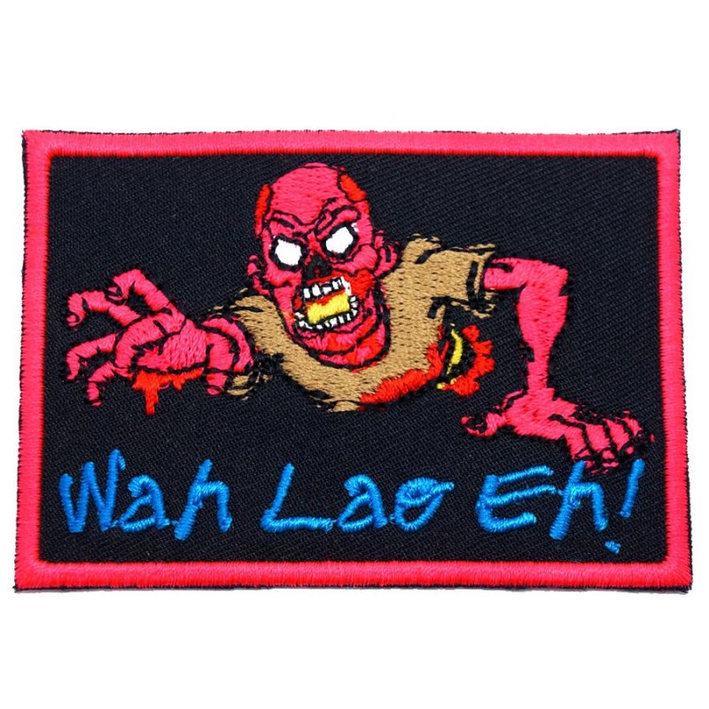 WAH LAO EH ZOMBIE PATCH - HOT PINK - Hock Gift Shop | Army Online Store in Singapore