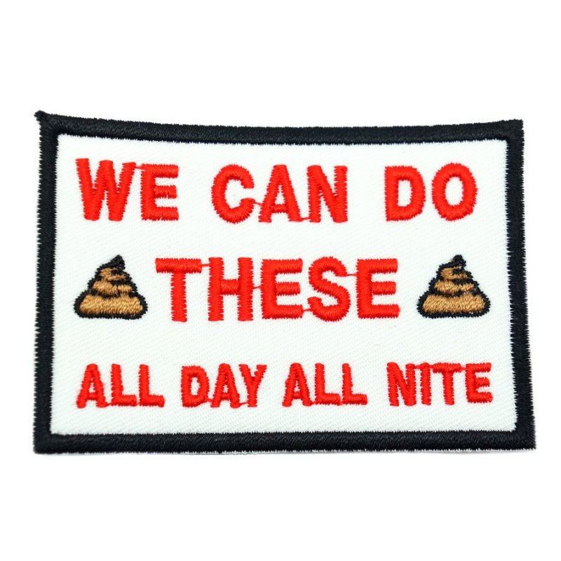 WE CAN DO THESE PATCH - WHITE - Hock Gift Shop | Army Online Store in Singapore