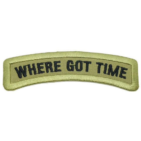 WHERE GOT TIME TAB - OLIVE GREEN BORDER - Hock Gift Shop | Army Online Store in Singapore