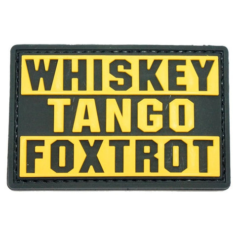 WHISKEY TANGO FOXTROT PATCH - Hock Gift Shop | Army Online Store in Singapore