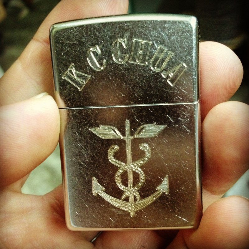ZIPPO 250 ENGRAVED WITH SAF UNIT LOGO